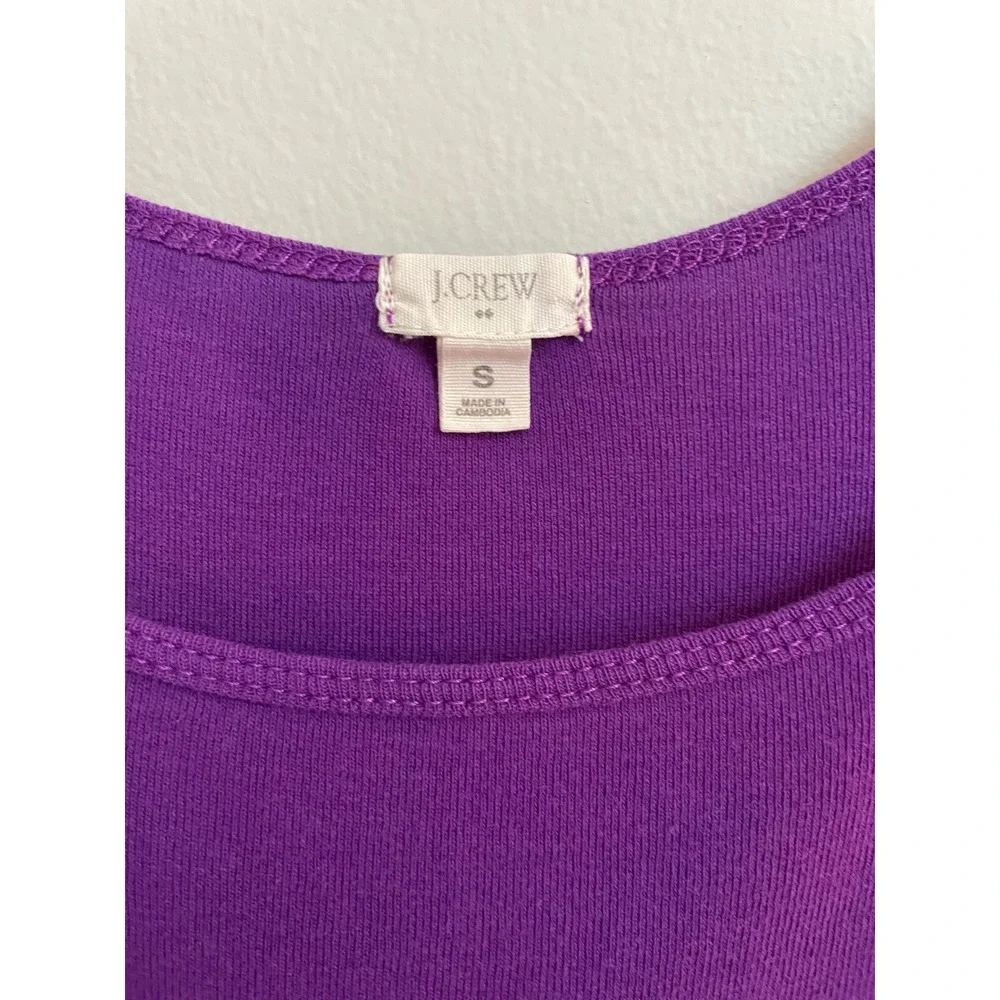 J.Crew Soft Knit Scoopneck Tank, Purple Grape